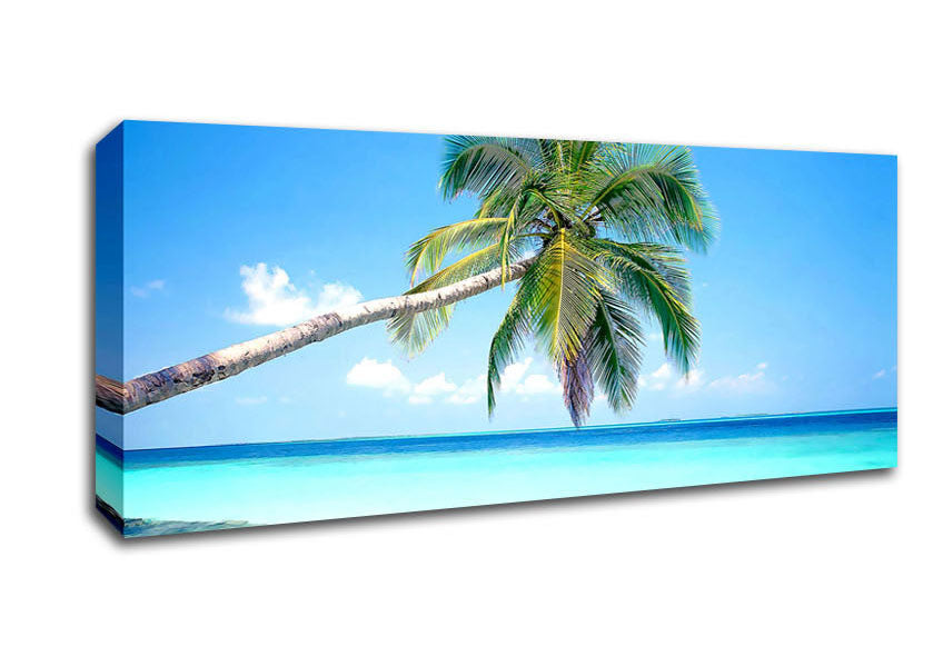 Picture of Tropical Island Panoramic Canvas Wall Art