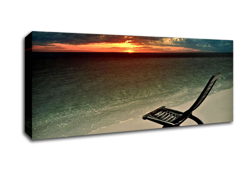 Picture of Evening Chill Panoramic Canvas Wall Art
