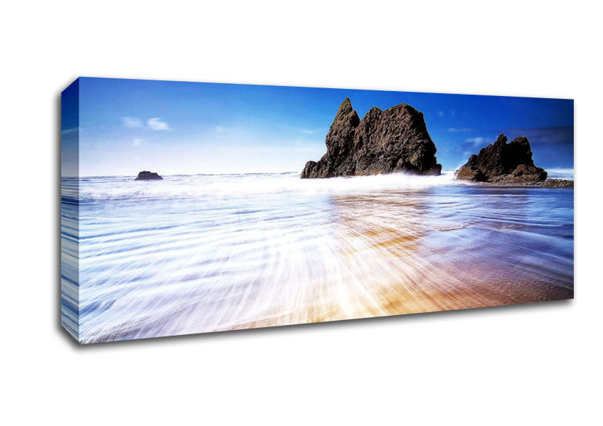 Picture of Low Tide Panoramic Canvas Wall Art