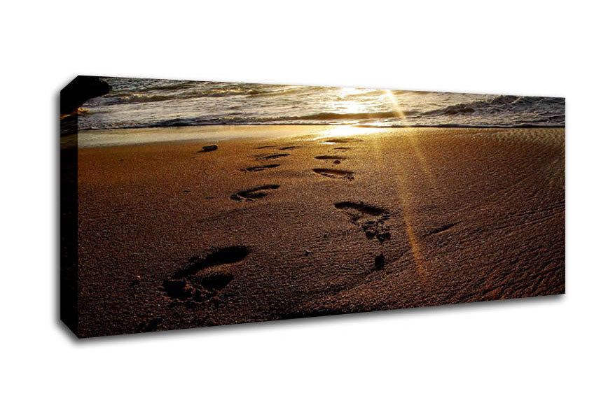Picture of Footsteps Of Time Panoramic Canvas Wall Art