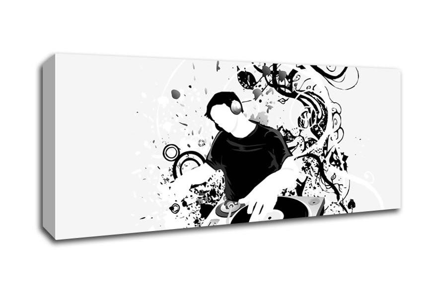 Picture of Dj Sounds Panoramic Canvas Wall Art