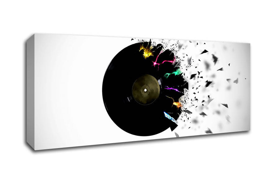 Picture of Record Blast Panoramic Canvas Wall Art