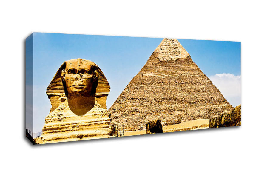 Picture of Egyptian Sphinx Panoramic Canvas Wall Art