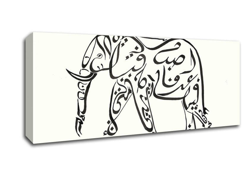 Picture of Groucho Marx Elephant Panoramic Canvas Wall Art