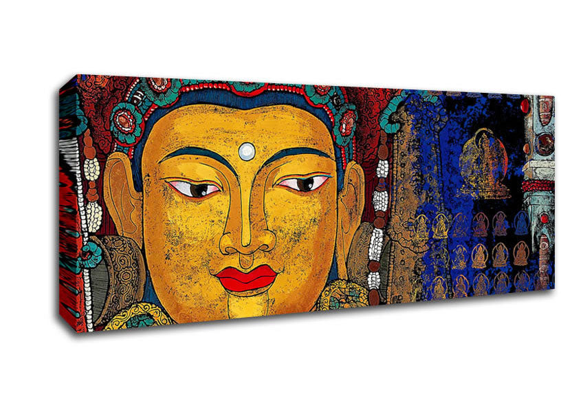 Picture of Tibetan Art Buddha Panoramic Canvas Wall Art