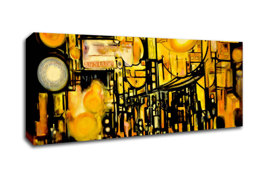 Picture of Down Town Jessup Panoramic Canvas Wall Art