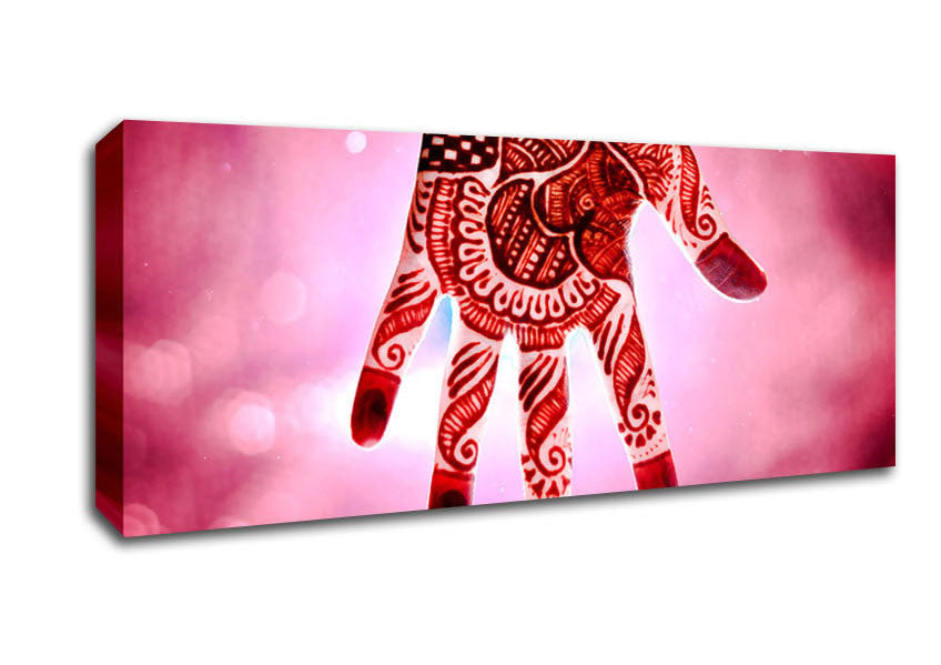 Picture of Hindu Mehandi Panoramic Canvas Wall Art