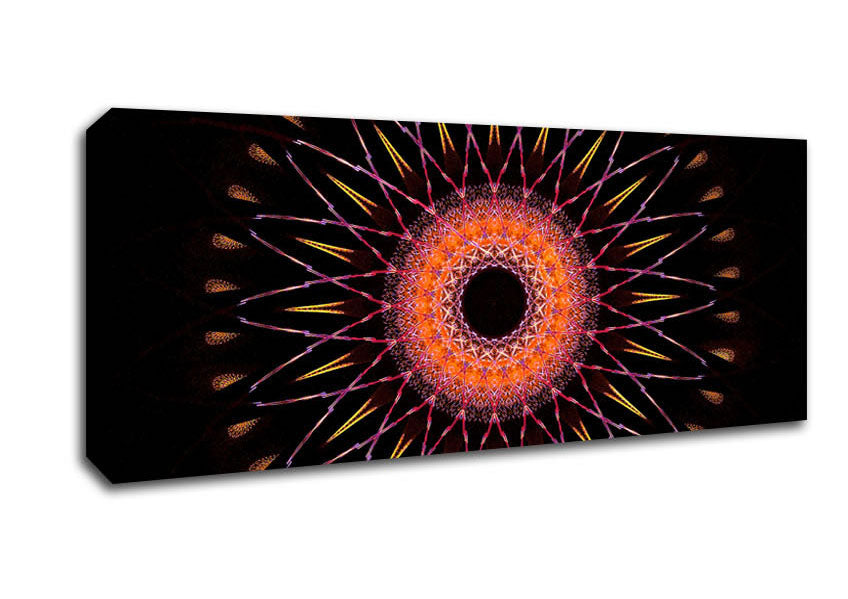 Picture of Mandala Vibes Panoramic Canvas Wall Art