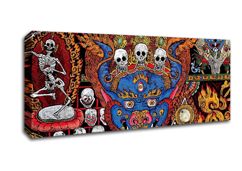 Picture of Tibetan Art Panoramic Canvas Wall Art