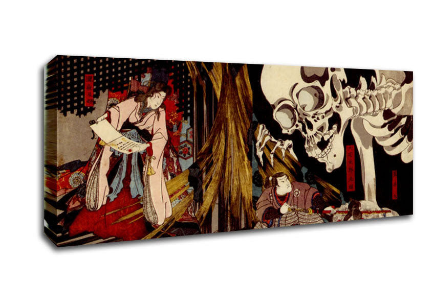 Picture of Japanese Retro Nnm Ruu Kuniyosh8 Panoramic Canvas Wall Art