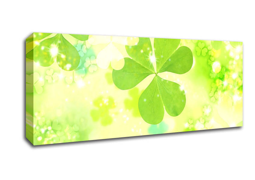 Picture of Magic Clover Panoramic Canvas Wall Art