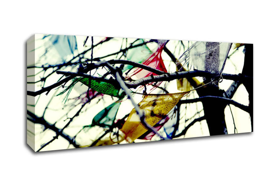 Picture of Wind Blowing Panoramic Canvas Wall Art