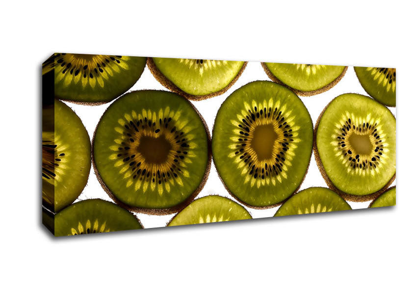Picture of Kiwi Fruit Panoramic Canvas Wall Art