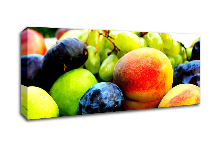 Picture of Fruit Bowl Panoramic Canvas Wall Art