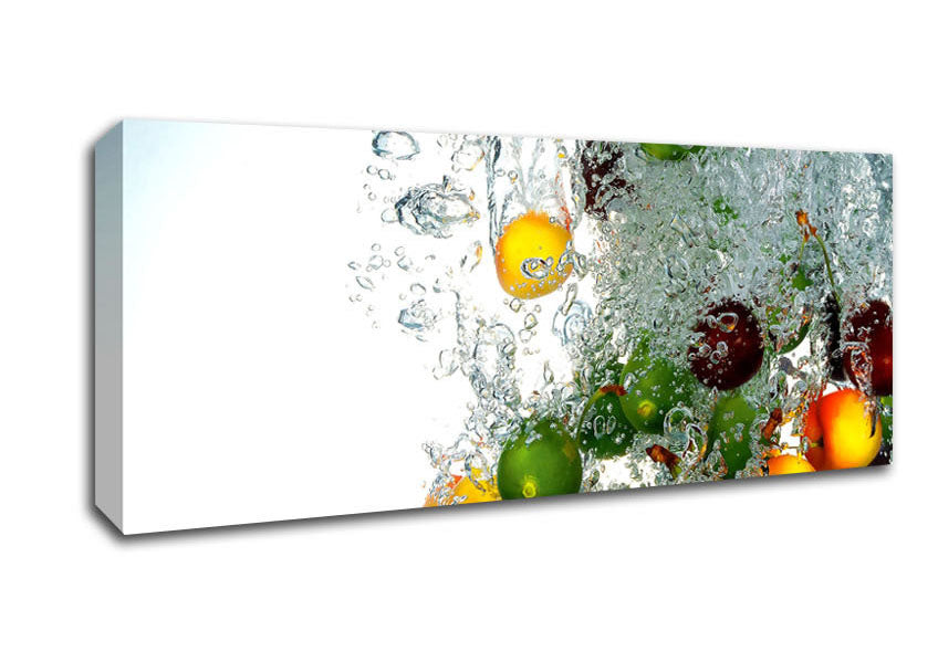 Picture of Fresh Fruits Panoramic Canvas Wall Art