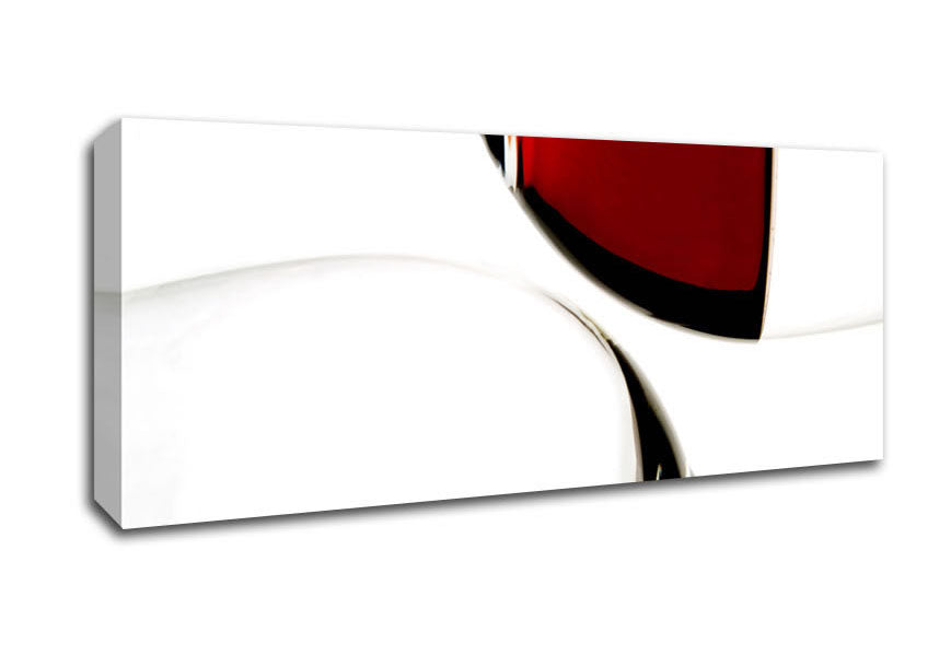 Picture of Half Full Or Half Empty Panoramic Canvas Wall Art