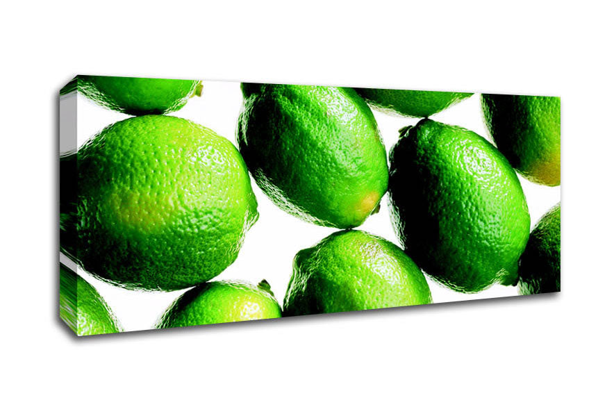 Picture of Lime Ocean Panoramic Canvas Wall Art