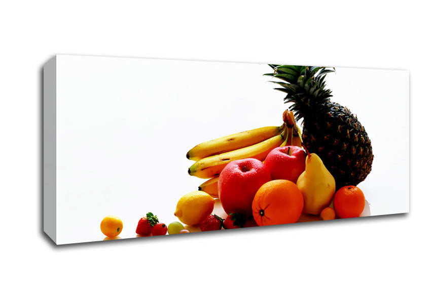 Picture of Fruit Basket Panoramic Canvas Wall Art