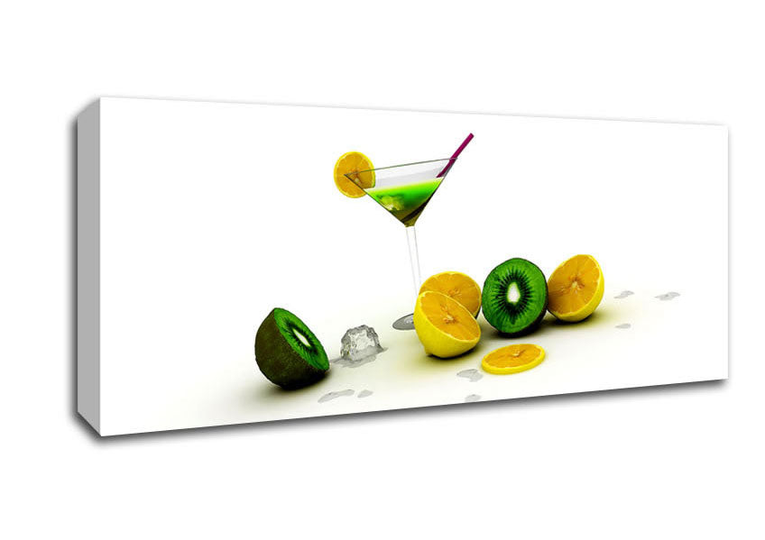 Picture of Martini Delight Panoramic Canvas Wall Art