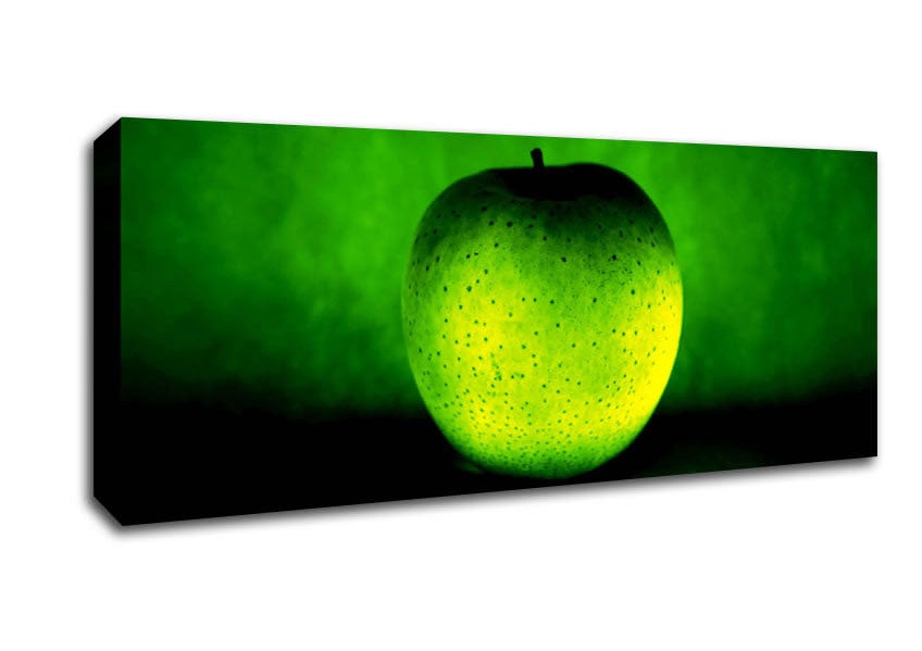 Picture of The Glowing Apple Panoramic Canvas Wall Art
