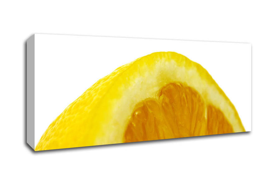 Picture of Lemon Wedge Panoramic Canvas Wall Art