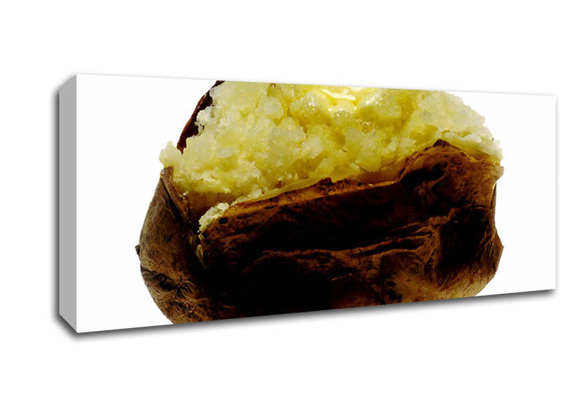 Picture of Jacket Potato Butter Melt Panoramic Canvas Wall Art