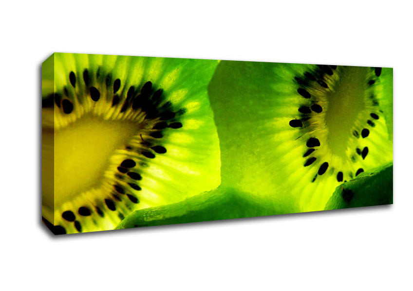 Picture of Kiwi Close-Up Panoramic Canvas Wall Art