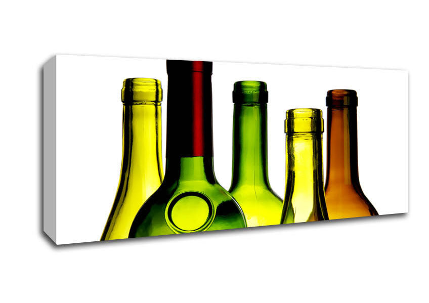 Picture of Wine Bottle Galour Panoramic Canvas Wall Art