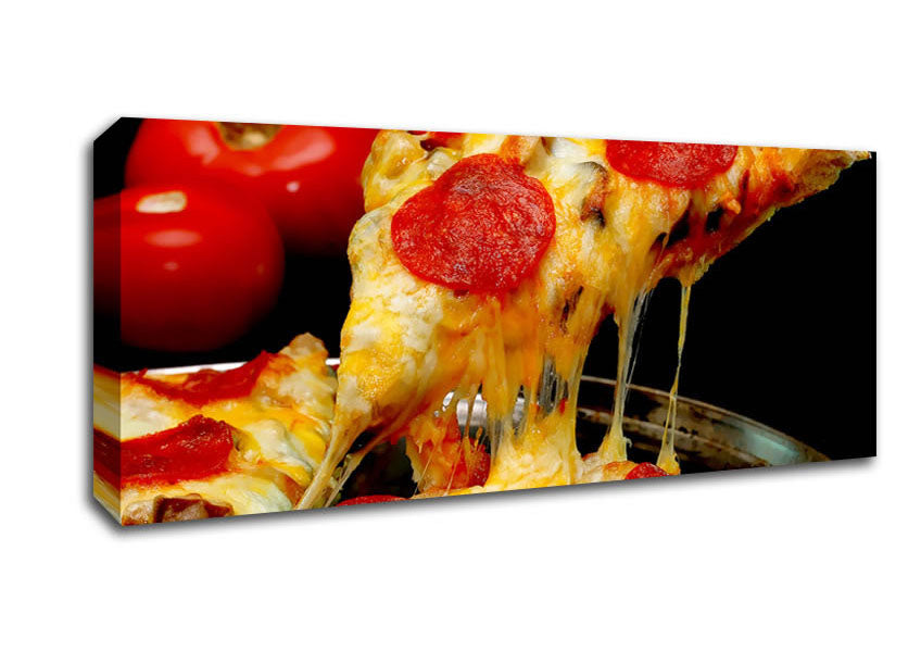 Picture of Pizza Heaven Panoramic Canvas Wall Art