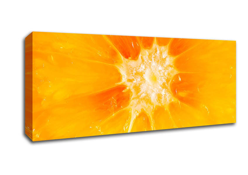 Picture of The Centre Of An Orange Panoramic Canvas Wall Art