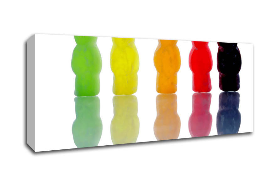 Picture of Jelly Baby March Panoramic Canvas Wall Art