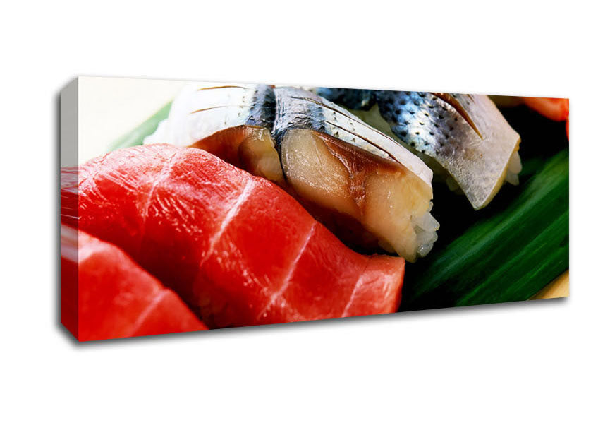 Picture of Fish Choice Panoramic Canvas Wall Art