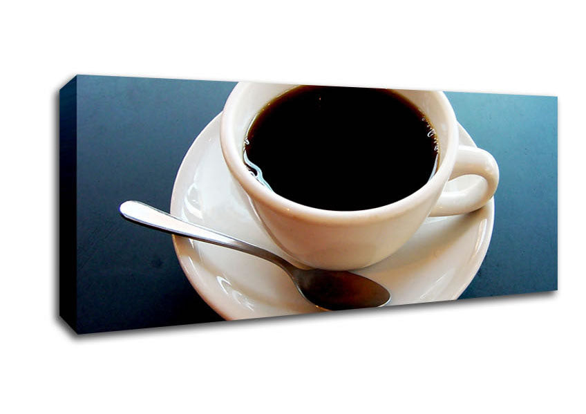Picture of Morning Espresso Panoramic Canvas Wall Art