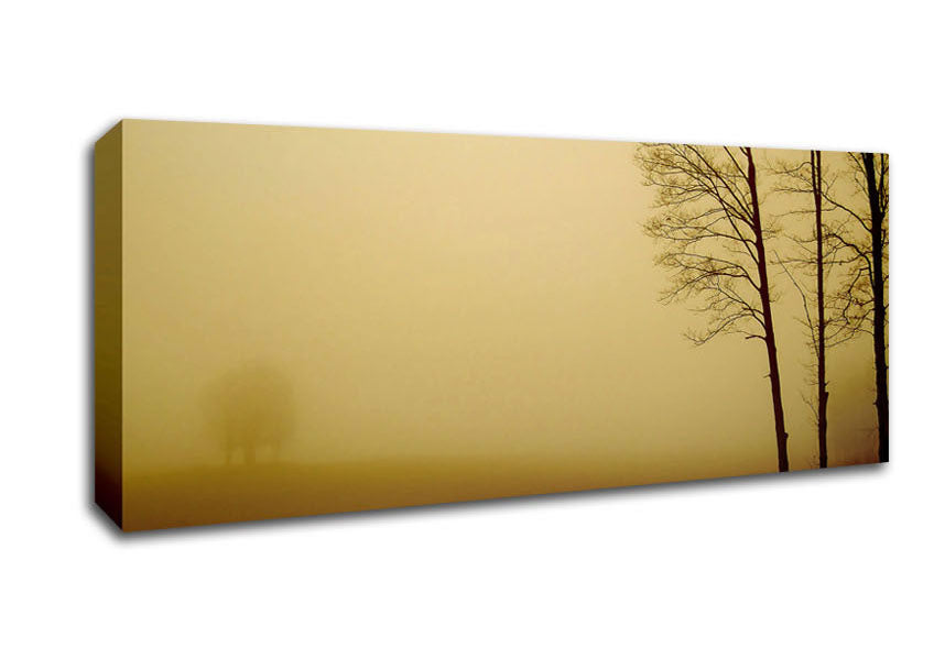 Picture of Naked Trees Panoramic Canvas Wall Art