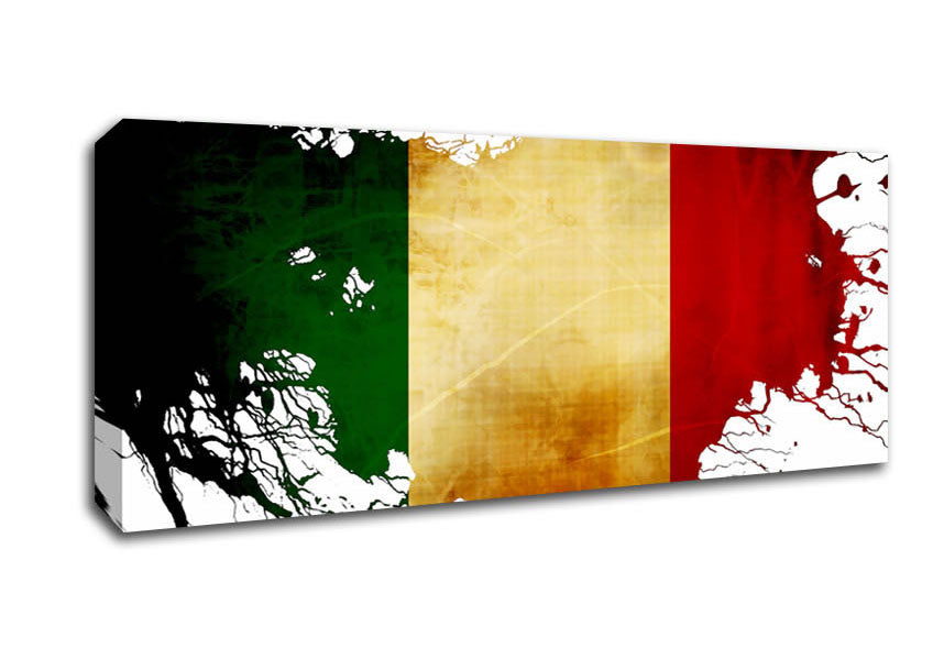 Picture of Italian Map Panoramic Canvas Wall Art