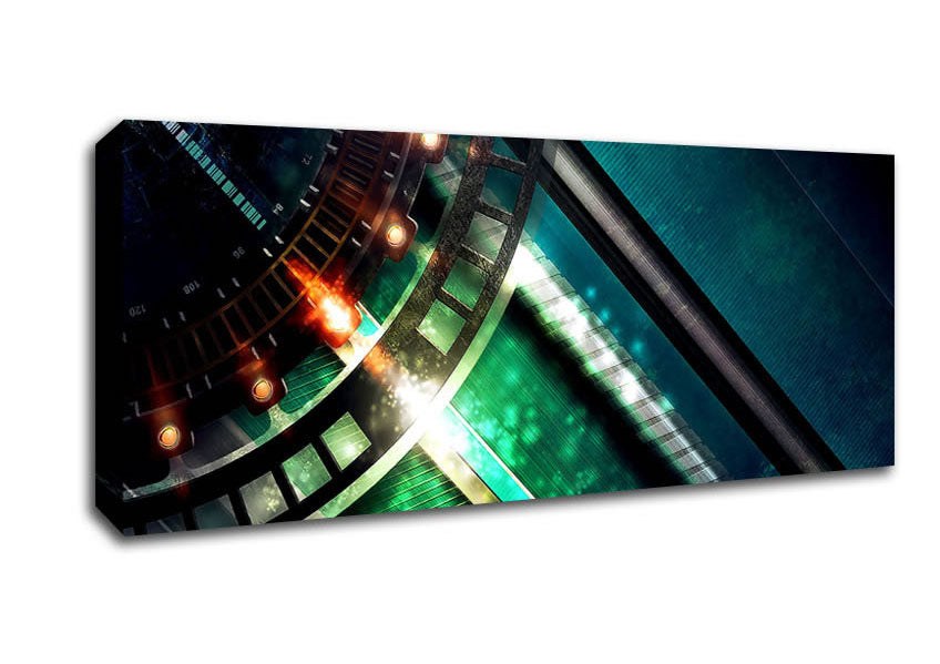 Picture of Fast Burn Panoramic Canvas Wall Art