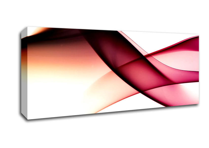 Picture of Pink Smoke Panoramic Canvas Wall Art