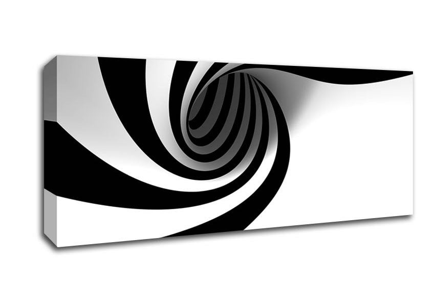 Picture of Hypnotic Whirlpool Panoramic Canvas Wall Art
