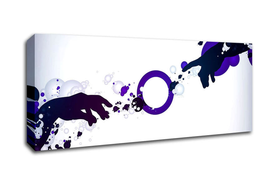 Picture of God Is Graphic Designer Panoramic Canvas Wall Art
