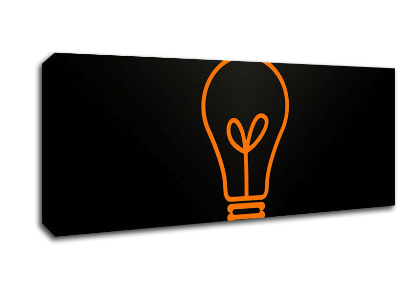 Picture of Light Bulb 3 Panoramic Canvas Wall Art
