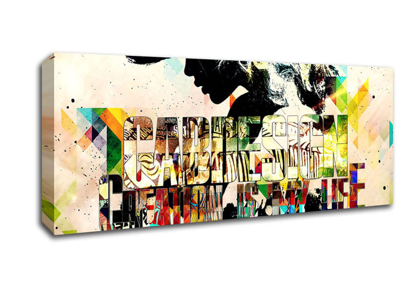 Picture of Creation Is My Life Panoramic Canvas Wall Art