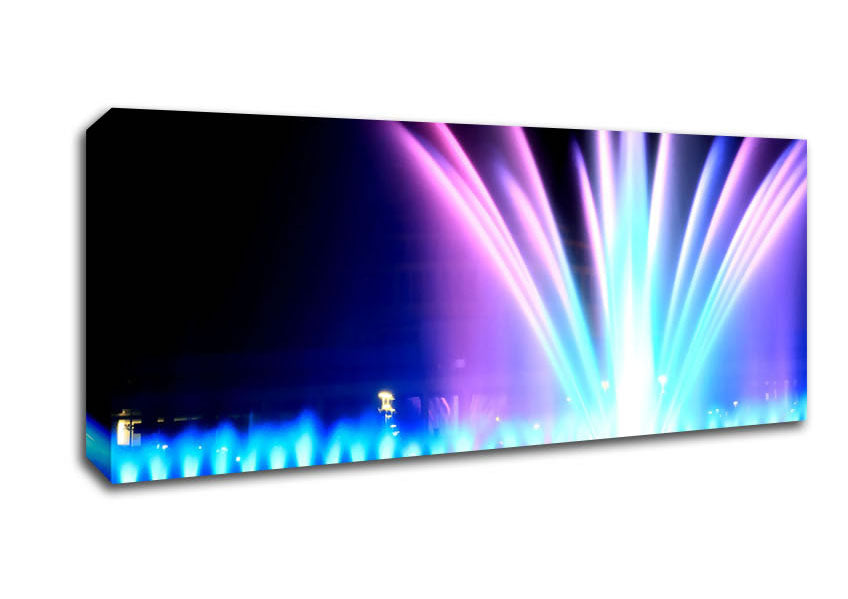 Picture of Fountain In Hala Ludowa Wroclaw Panoramic Canvas Wall Art