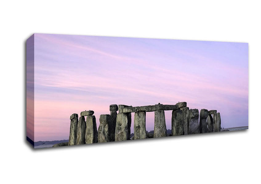 Picture of Stonehenge Wiltshire England Panoramic Canvas Wall Art