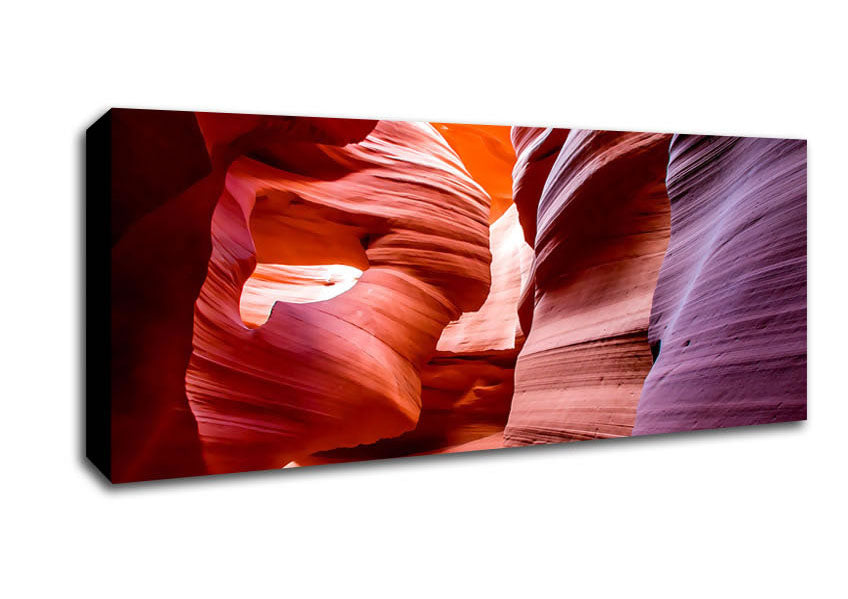 Picture of Lower Antelope Canyon Panoramic Canvas Wall Art