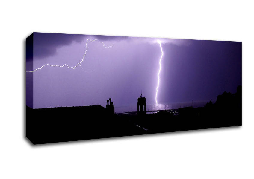 Picture of Fulmini Oneglia By Raffaele Dn Panoramic Canvas Wall Art