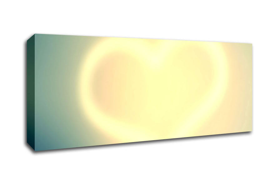 Picture of Heart Light Panoramic Canvas Wall Art