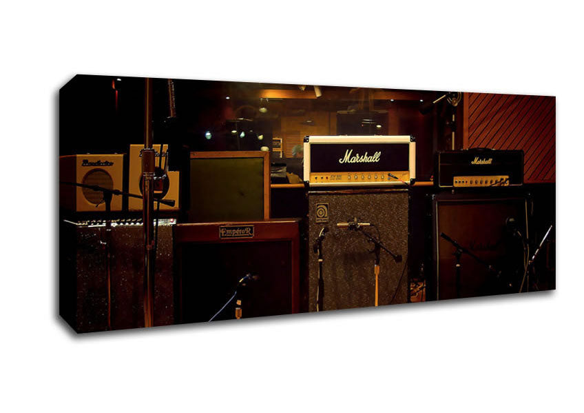 Picture of Marshall Speakers Panoramic Canvas Wall Art