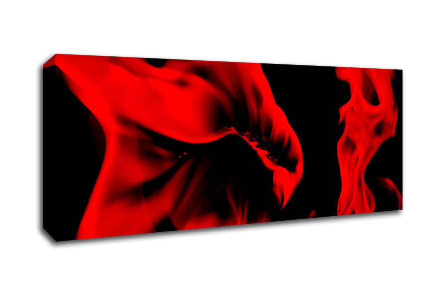 Picture of Fire Flames Panoramic Canvas Wall Art