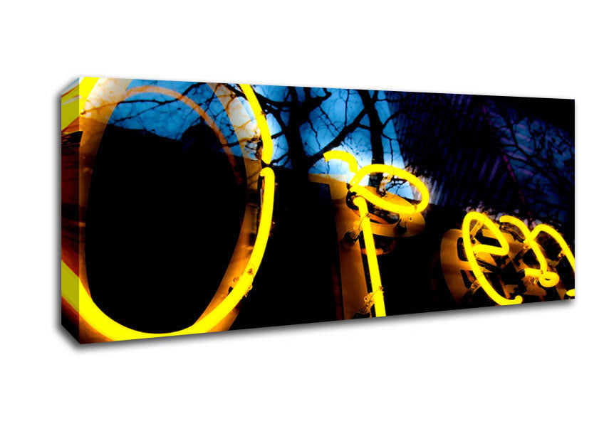 Picture of Open Blur Panoramic Canvas Wall Art