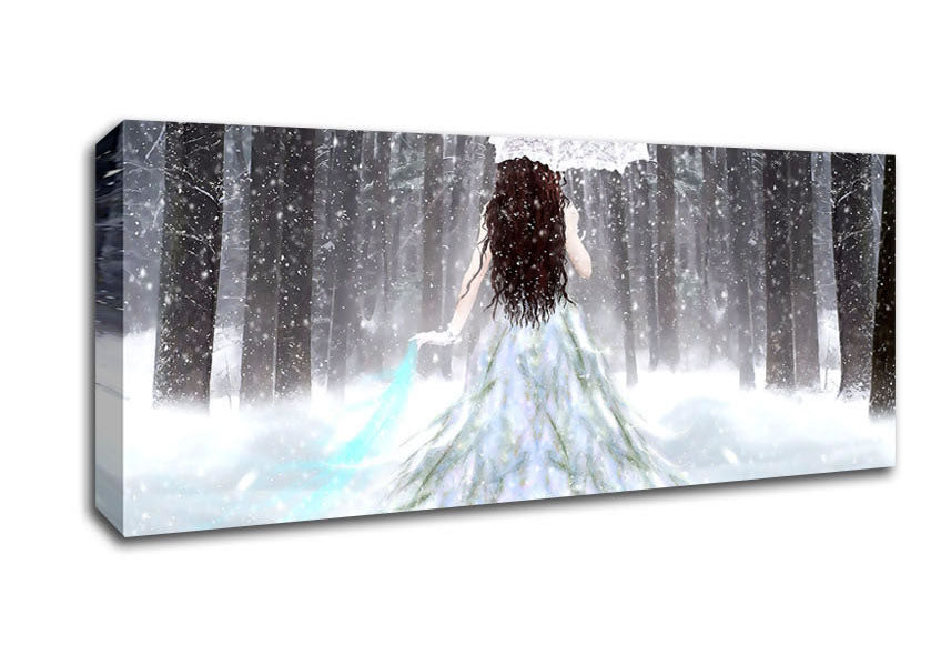 Picture of Fantasy Girl Panoramic Canvas Wall Art